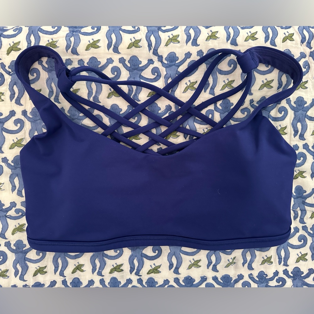 Lululemon Royal Blue Free To Be Bra